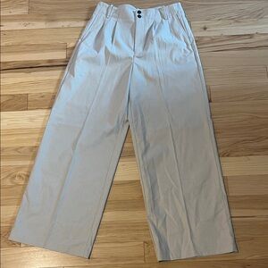 Madewell Harlow Wide-Leg Pant | Tan | NWT